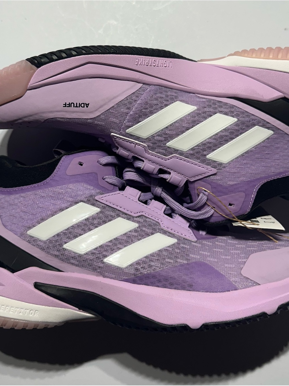 Adidas Crazyflight 6 Mid Indoor Volleyball Shoes Purple HP7031 - Women's Size 10